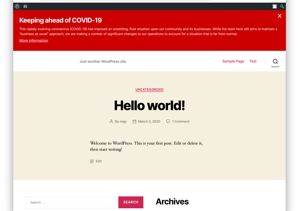 WordPress community: Helping to provide services online for people in isolation
