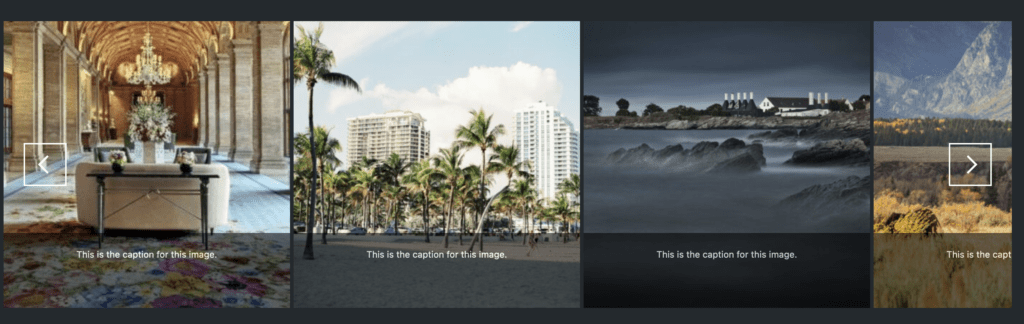 The Outline slideshow theme in MetSlider