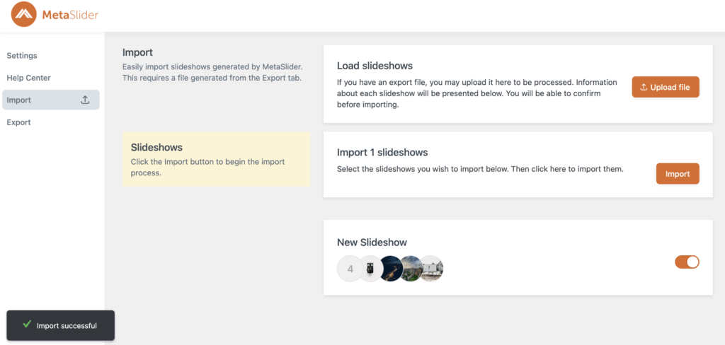 MetaSlider import
