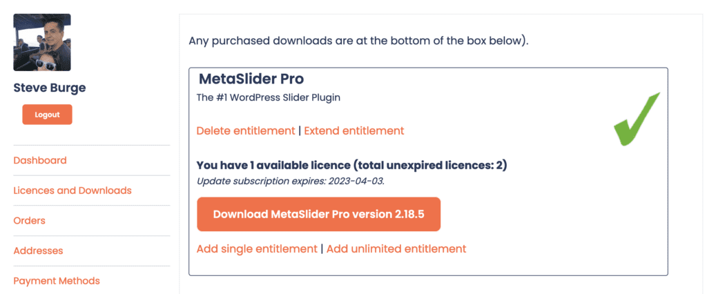 Download MetaSlider Pro