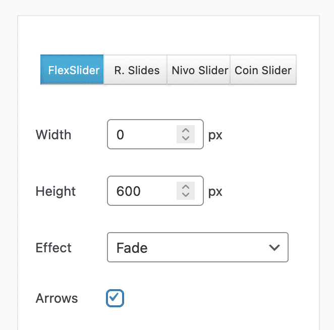 Change the width of a slideshow in MetaSlider