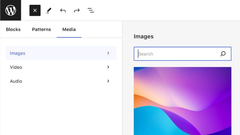 New WordPress Media Library