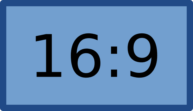 16:9 aspect ratios for WordPress images