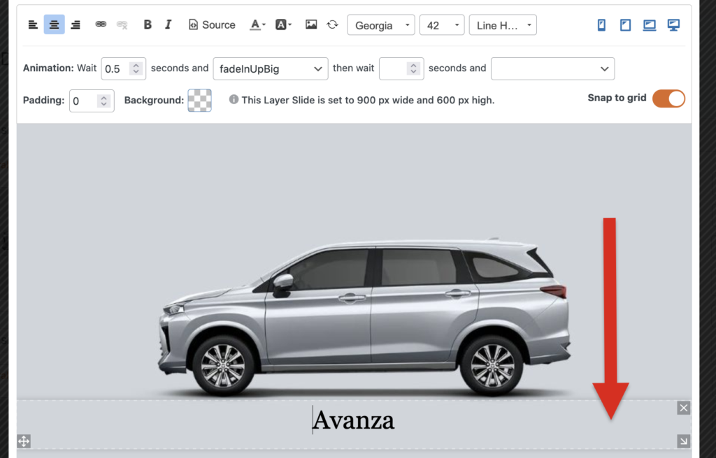 Selecting a layer