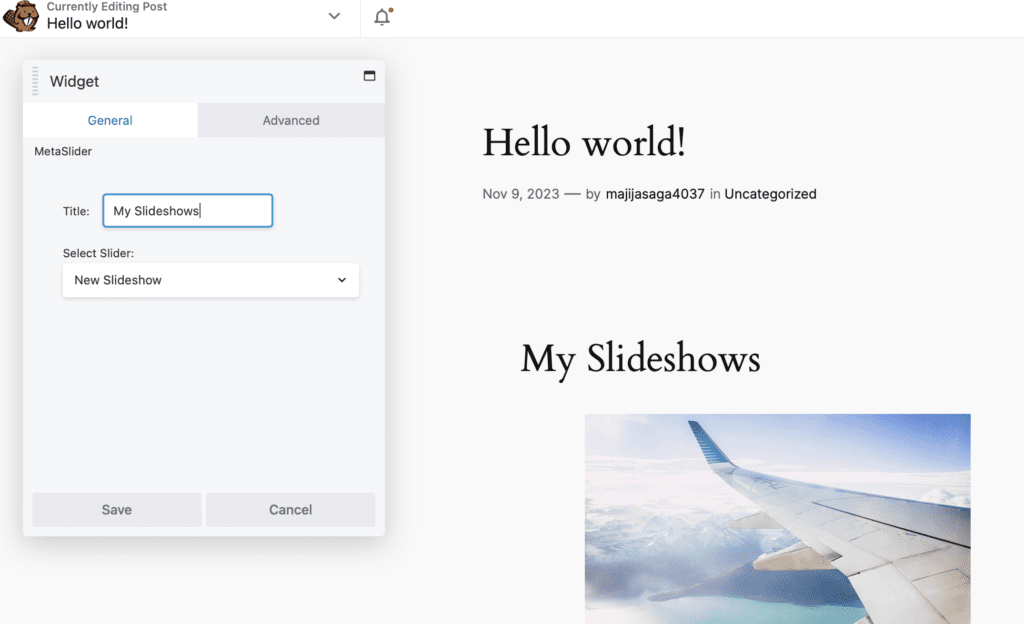 Adding MetaSlider slideshows to Beaver Builder