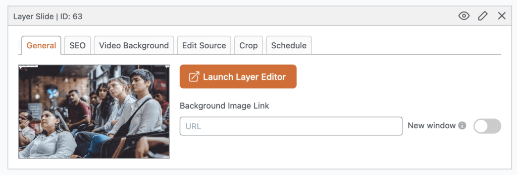 Launch Layer Slider