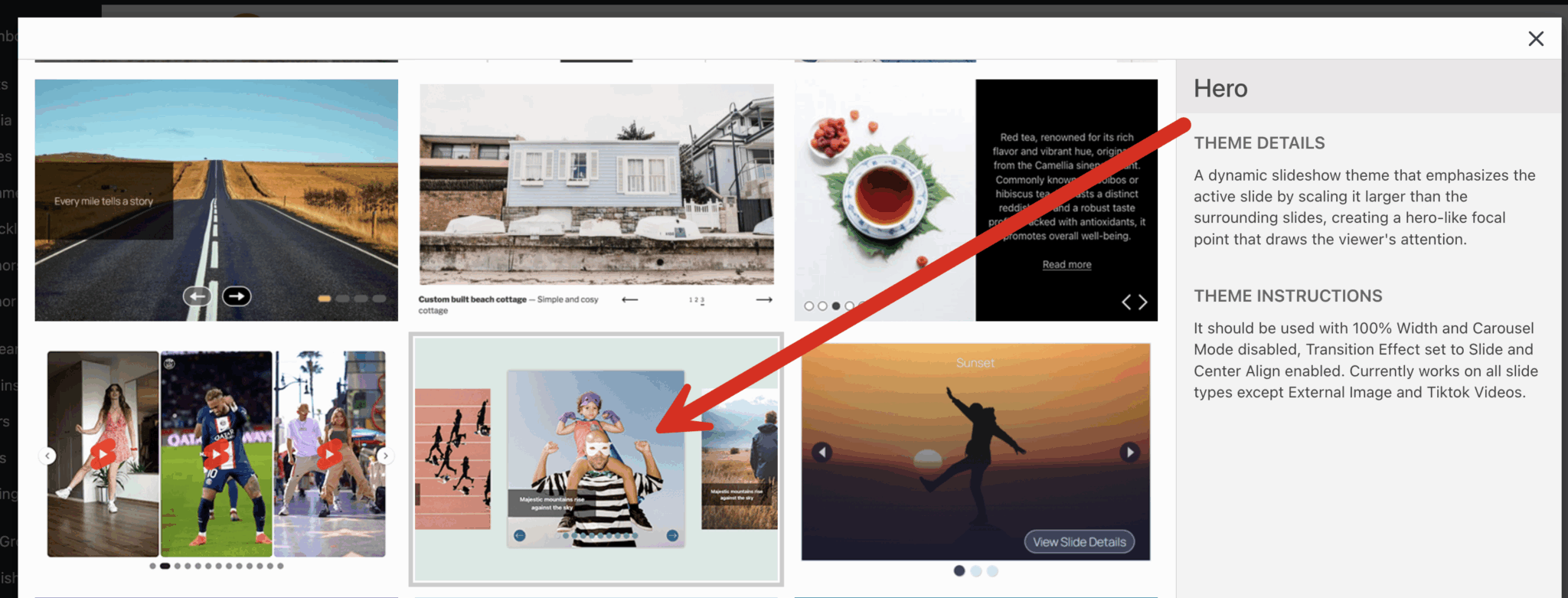 Create an Image Carousel With a Large Hero Image - MetaSlider