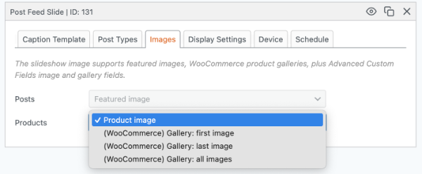 Post Feed Slide WooCommerce