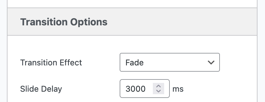 Slide delay for all slides