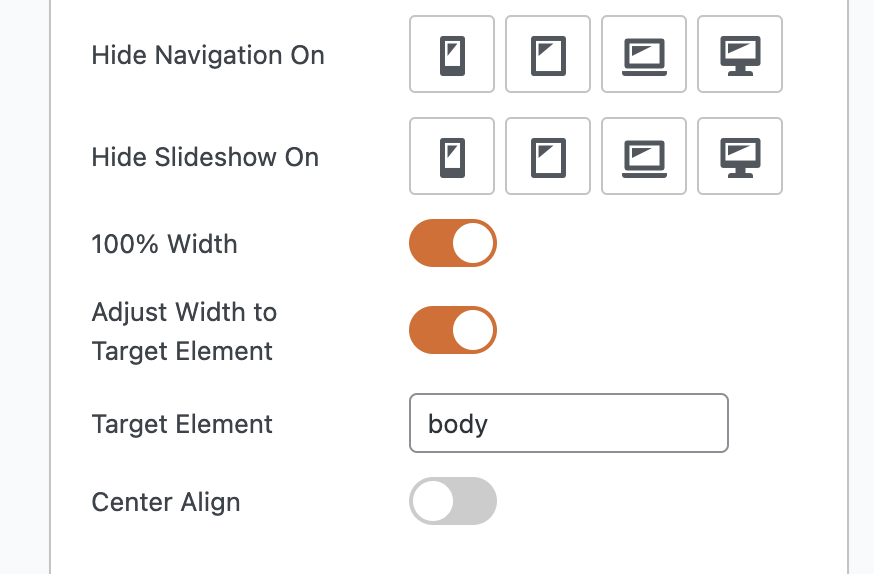 Full-width screenshots