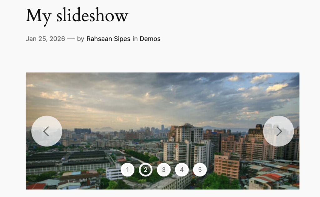 Narrow slideshow with MetaSlider