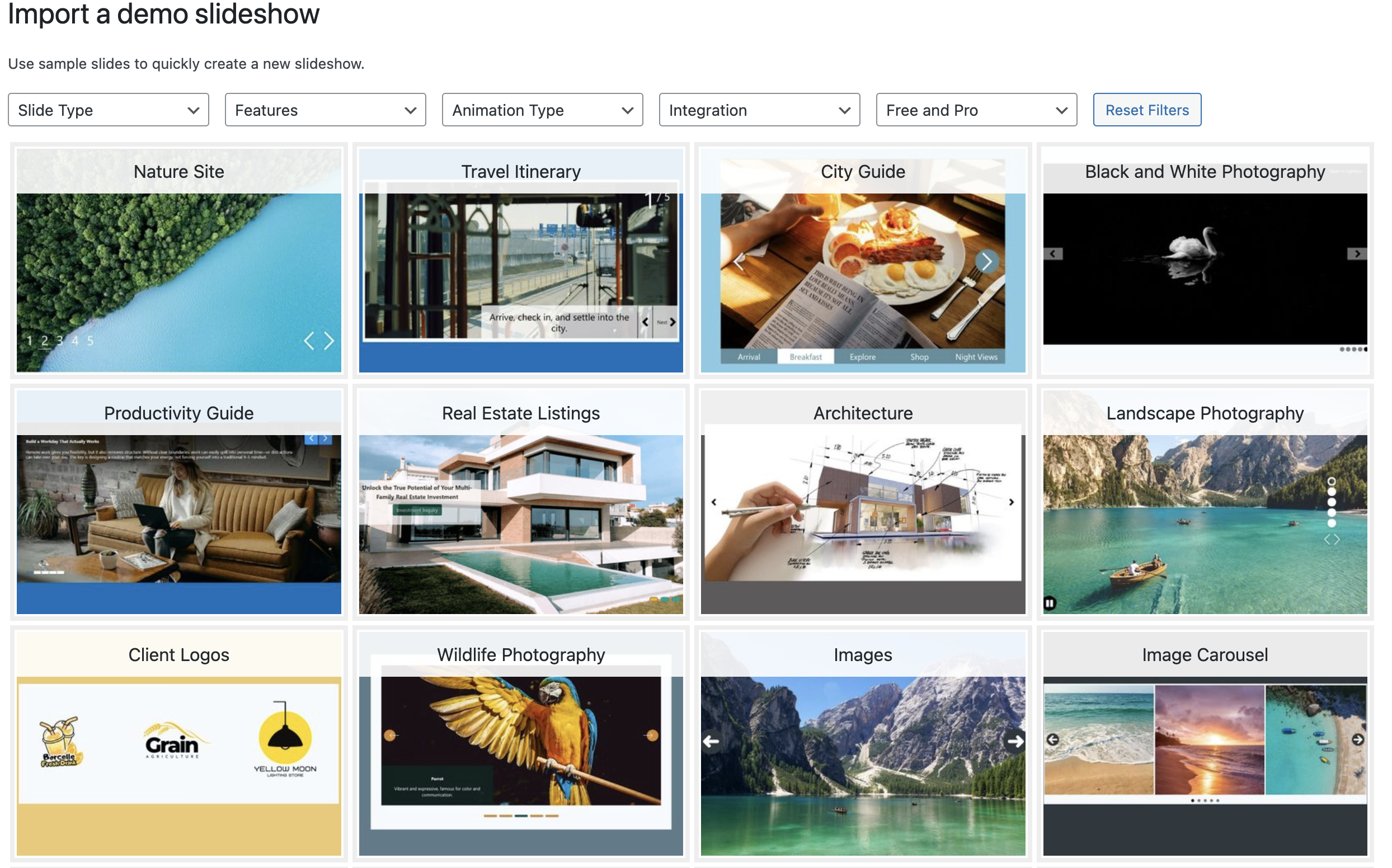 MetaSlider Quick Start