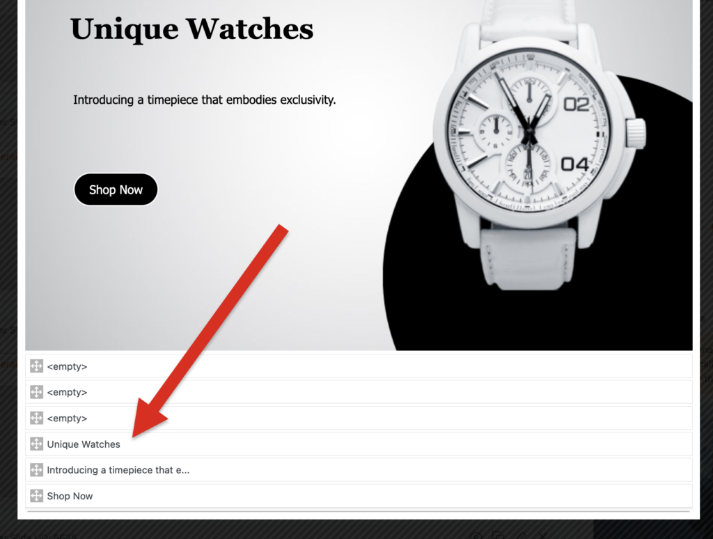 Move the layers in a Layer slide
