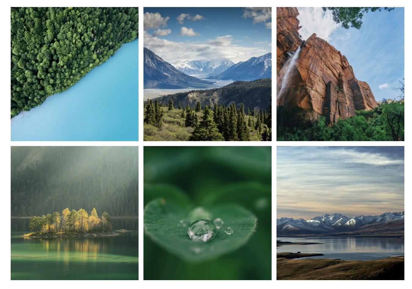 Grid layout example