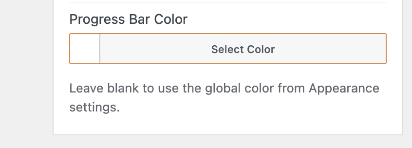 Custom progress bar color