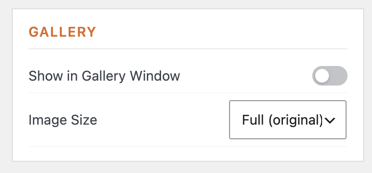Show in Gallery Window