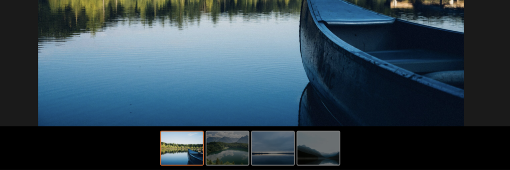 Thumbnail navigation will now keep a consistent height