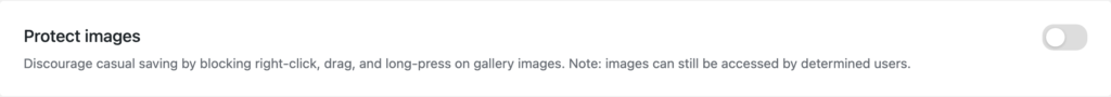 Protect your images in MetaSlider Gallery