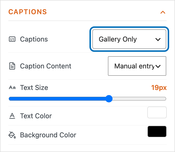Choose Where Captions Appear