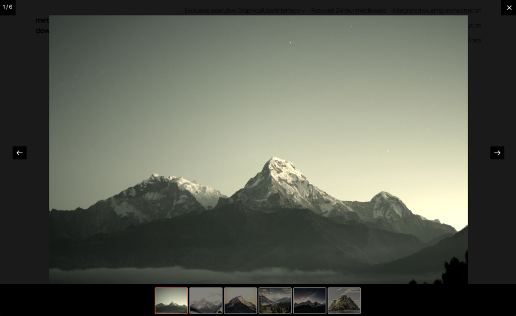 Large gallery window with filter