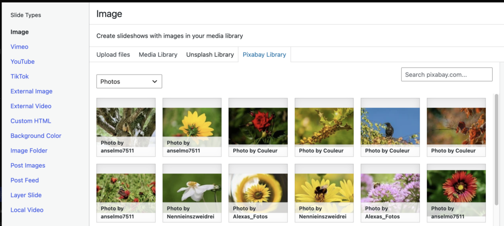 Download images from Pixabay