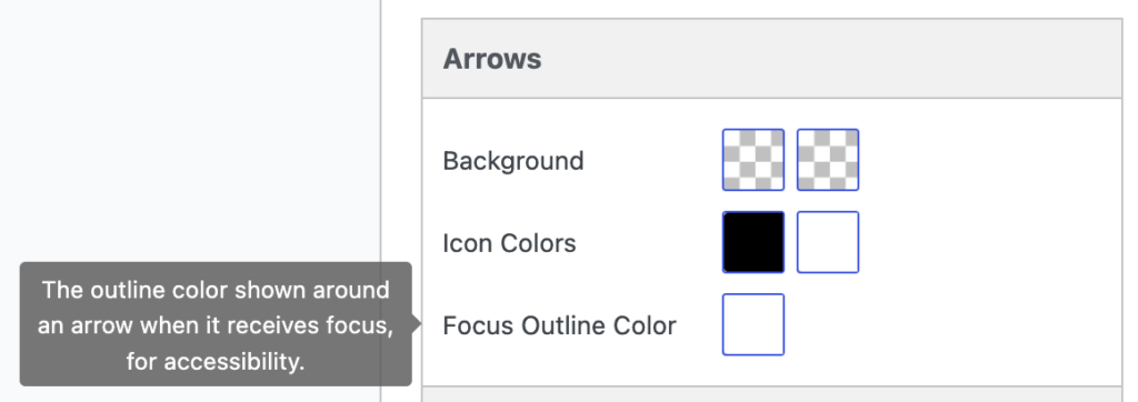 Accessibility and theme controls