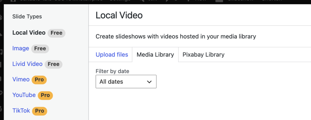 Local Videos in free version
